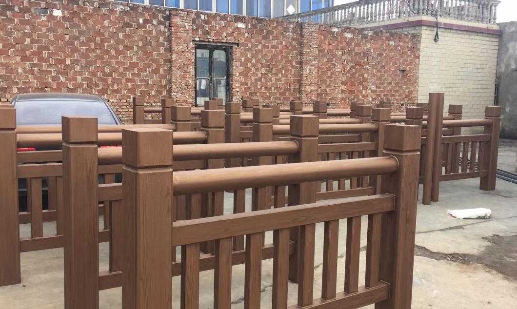 广州景区检票口围栏木纹漆